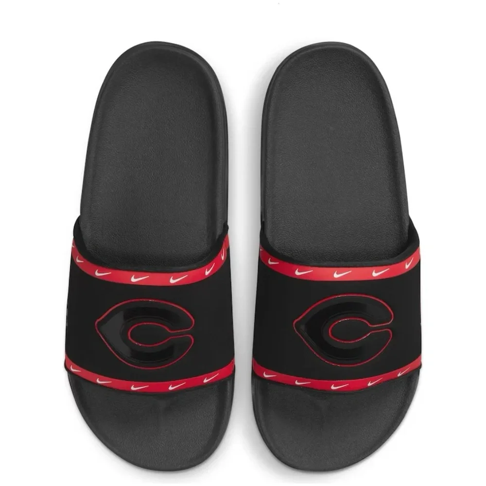 NEW MLB Cincinnati Reds Nike Team Off-Court Slide Sandals Womens 9 / Mens 8